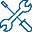 HVAC maintenance icon.