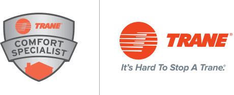 Trane Comfort Specialist and Trane logo.