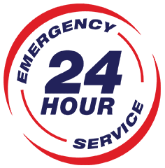 24/7 hour emergency logo